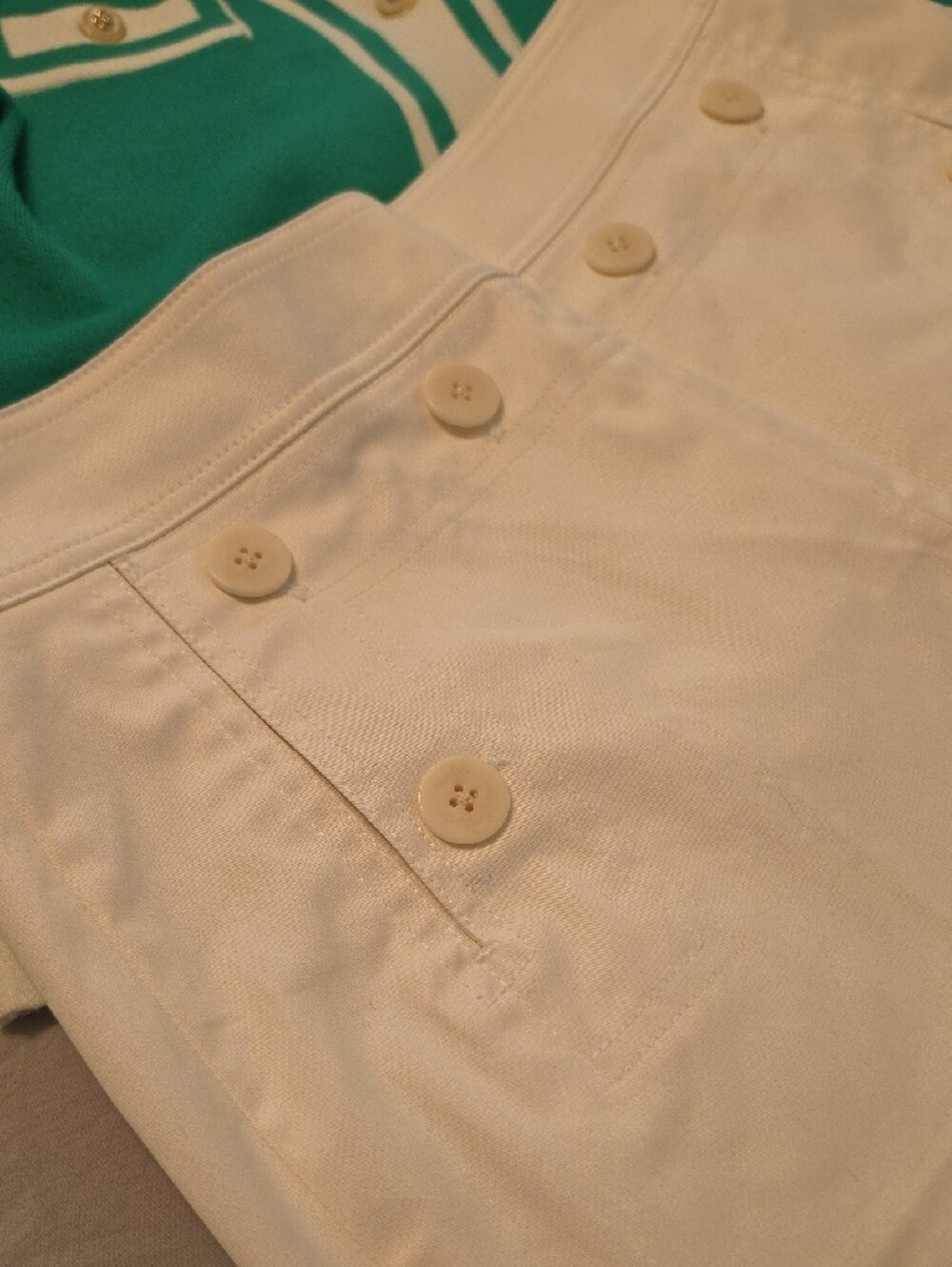 Brooks Brothers White Button-Front Bermuda Shorts - Picture 3 of 14